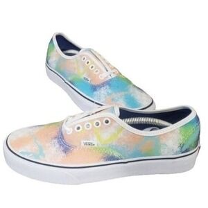 New Vans Authentic Womens Shoes Size 7 Pastel Tie Dye Festival Skater Preppy